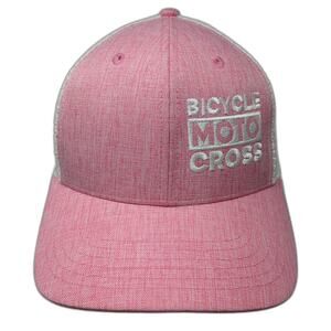 Big Accessories Trucker Hat Pink One Size Bicycle Moto Cross Mesh Snapback